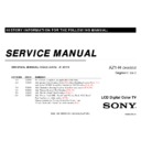 Sony KDL-40NX700, KDL-40NX703, KDL-40NX705, KDL-46NX700, KDL-46NX703, KDL-46NX705 Service Manual