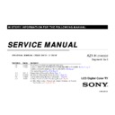 Sony KDL-40NX700, KDL-46NX700 (serv.man3) Service Manual