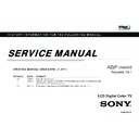 Sony KDL-40NX720, KDL-46NX720, KDL-55NX720, KDL-60NX720 (serv.man3) Service Manual
