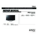 Sony KDL-40R355B Service Manual