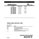 Sony KDL-40S4100, KDL-46S4100 Service Manual