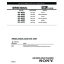 Sony KDL-40VE5, KDL-46VE5, KDL-52VE5 Service Manual
