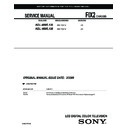 Sony KDL-40WL135 Service Manual