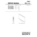 Sony KDL-40Z4500, KDL-46Z4500, KDL-52Z4500 (serv.man4) Service Manual