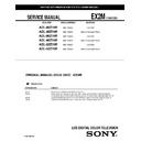 Sony KDL-40Z5100, KDL-46Z5100, KDL-52Z5100 Service Manual