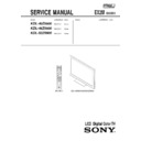 Sony KDL-40Z5600, KDL-46Z5600, KDL-52Z5600 Service Manual