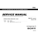 Sony KDL-42R500A, KDL-47R500A (serv.man2) Service Manual