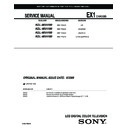 Sony KDL-46V4100 Service Manual
