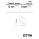 Sony KDL-46Z5588, KDL-46Z5599, KDL-52Z5588, KDL-52Z5599 Service Manual