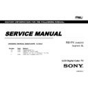 Sony KDL-50R550A, KDL-60R520A, KDL-60R550A, KDL-70R550A (serv.man2) Service Manual