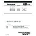 Sony KDL-52S5100, KDL-52V5100 Service Manual