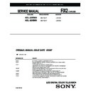 Sony KDL-52XBR4, KDL-52XBR5 Service Manual