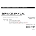 Sony KDL-55NX810, KDL-55NX815, KDL-60NX810, KDL-60NX815 Service Manual
