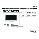 Sony KDL-65S990A Service Manual