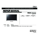 Sony KDL-70W830B Service Manual