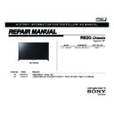 Sony KDL-70W856B Service Manual