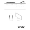 Sony KDL-70X4500, KLV-70X450A Service Manual