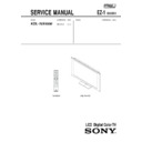 Sony KDL-70X4500 (serv.man3) Service Manual