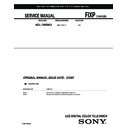 Sony KDL-70XBR3 Service Manual