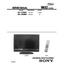 Sony KDL-V32XBR2 Service Manual
