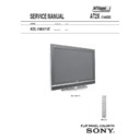 Sony KDL-V40A11E Service Manual