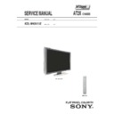 Sony KDL-W40A11E Service Manual