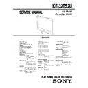 Sony KE-32TS2U Service Manual
