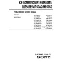 Sony KE-50MR1, KE-50MR1E, KE-MR50A2, KE-MR50M1, KE-MR50M2, KE-MR50S2 Service Manual