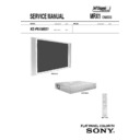 Sony KE-P61MRX1 Service Manual