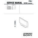 Sony KF-42SX200, KF-42SX200K, KF-42SX200U Service Manual