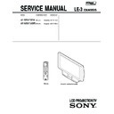 Sony KF-50SX100HK, KF-50SX100MN Service Manual