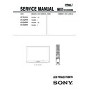 Sony KF-E42A10, KF-E50A10 (serv.man2) Service Manual