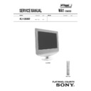 Sony KLV-20SR3 Service Manual