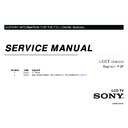 Sony KLV-22BX350, KLV-26BX350, KLV-32BX350, KLV-40BX450, KLV-46BX450 Service Manual