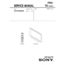 Sony KLV-32G480A Service Manual