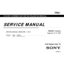 Sony KLV-32HX550, KLV-42HX650 Service Manual