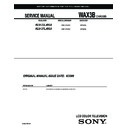 Sony KLV-32L400A, KLV-37L400A Service Manual