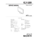 Sony KLV-32M1 (serv.man2) Service Manual