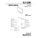 klv-32m1 service manual