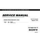 Sony KLV-32R300A Service Manual