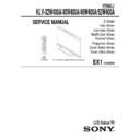 Sony KLV-32W400A, KLV-40W400A, KLV-46W400A, KLV-52W400A Service Manual