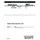 Sony KLV-37M300A Service Manual