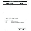 Sony KLV-40S510A Service Manual