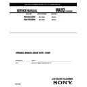 Sony KLV-40V220A, KLV-46V220A Service Manual