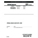 Sony KLV-52V410A, KLV-52W410A Service Manual
