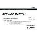 Sony KLV-55EX630 Service Manual