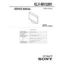 klv-mv32m1 service manual