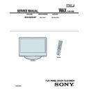 Sony KLV-S40A10T Service Manual