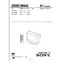 Sony KP-41S3, KP-41S3K, KP-41S3U Service Manual