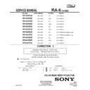 Sony KP-43HT20, KP-53HS20, KP-53HS30, KP-61HS20, KP-61HS30 (serv.man7) Service Manual